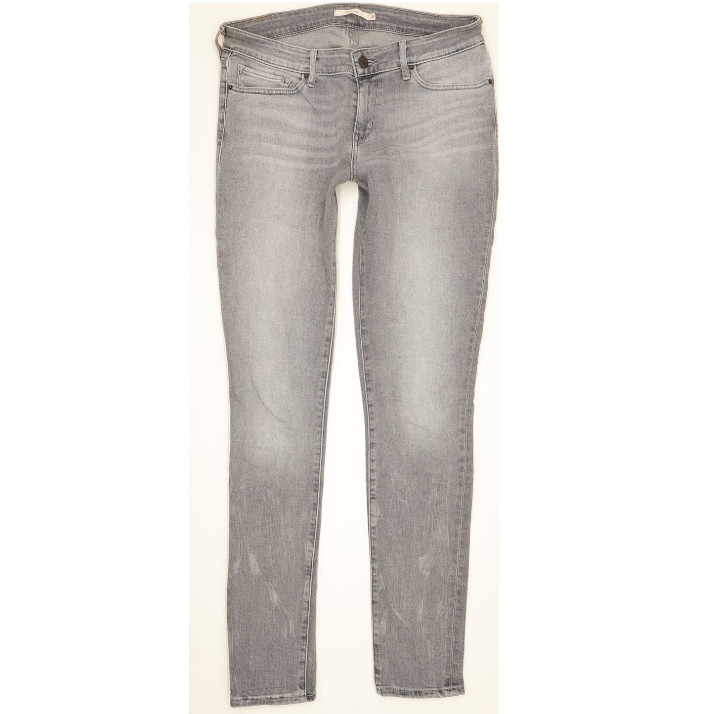 Levi's 711 Women Grey Skinny Slim Stretch Jeans W31 L32