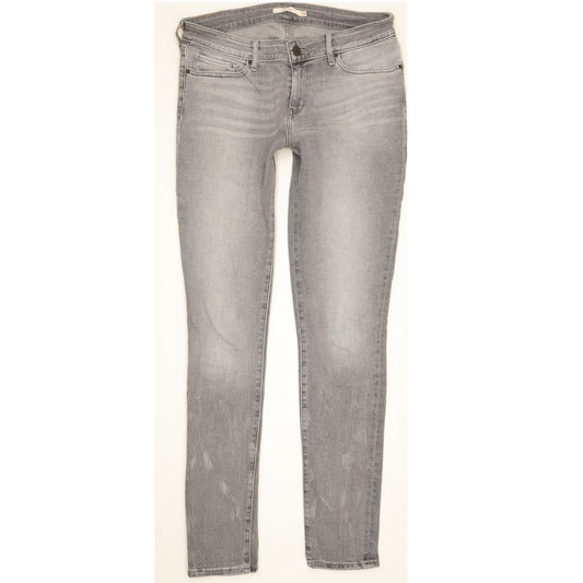Levi's 711 Women Grey Skinny Slim Stretch Jeans W31 L32