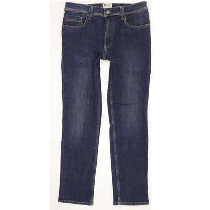 Mustang Men Blue Straight Slim Jeans W30 L29