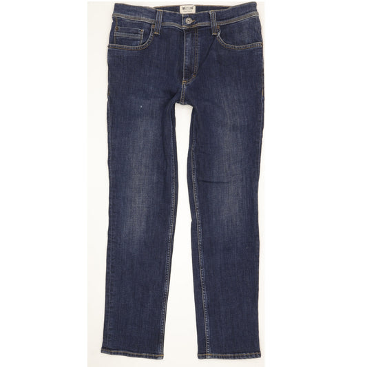Mustang Men Blue Straight Slim Jeans W30 L29