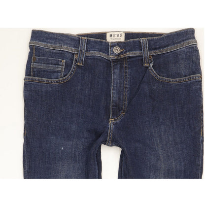 Mustang Men Blue Straight Slim Jeans W30 L29