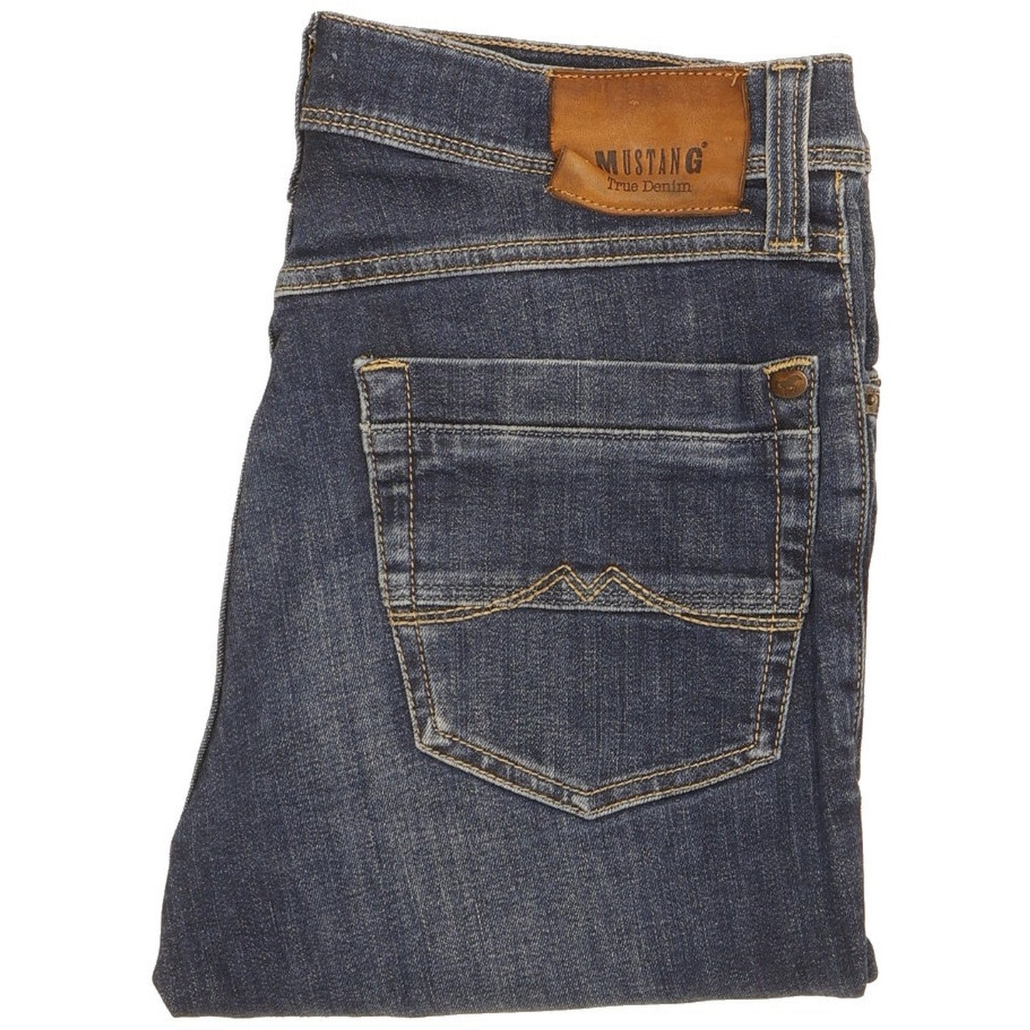 Mustang Men Blue Straight Slim Jeans W30 L29