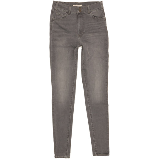 Levi's Mile Grey Skinny Slim Stretch Jeans High Waisted W29 L32