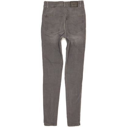 Levi's Mile Grey Skinny Slim Stretch Jeans High Waisted W29 L32