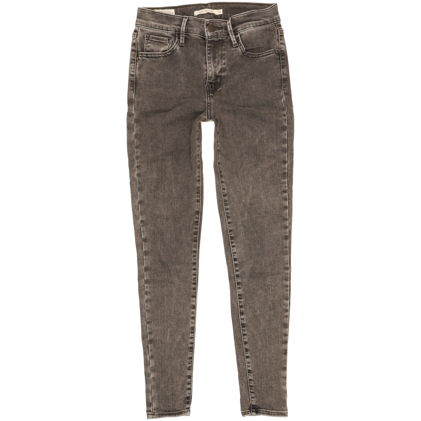Levi's 720 Women Grey Skinny Slim Stretch Jeans W25 L28