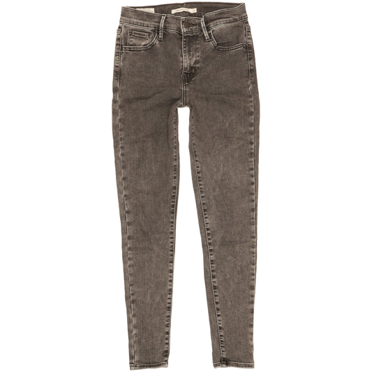Levi's 720 Women Grey Skinny Slim Stretch Jeans W25 L28