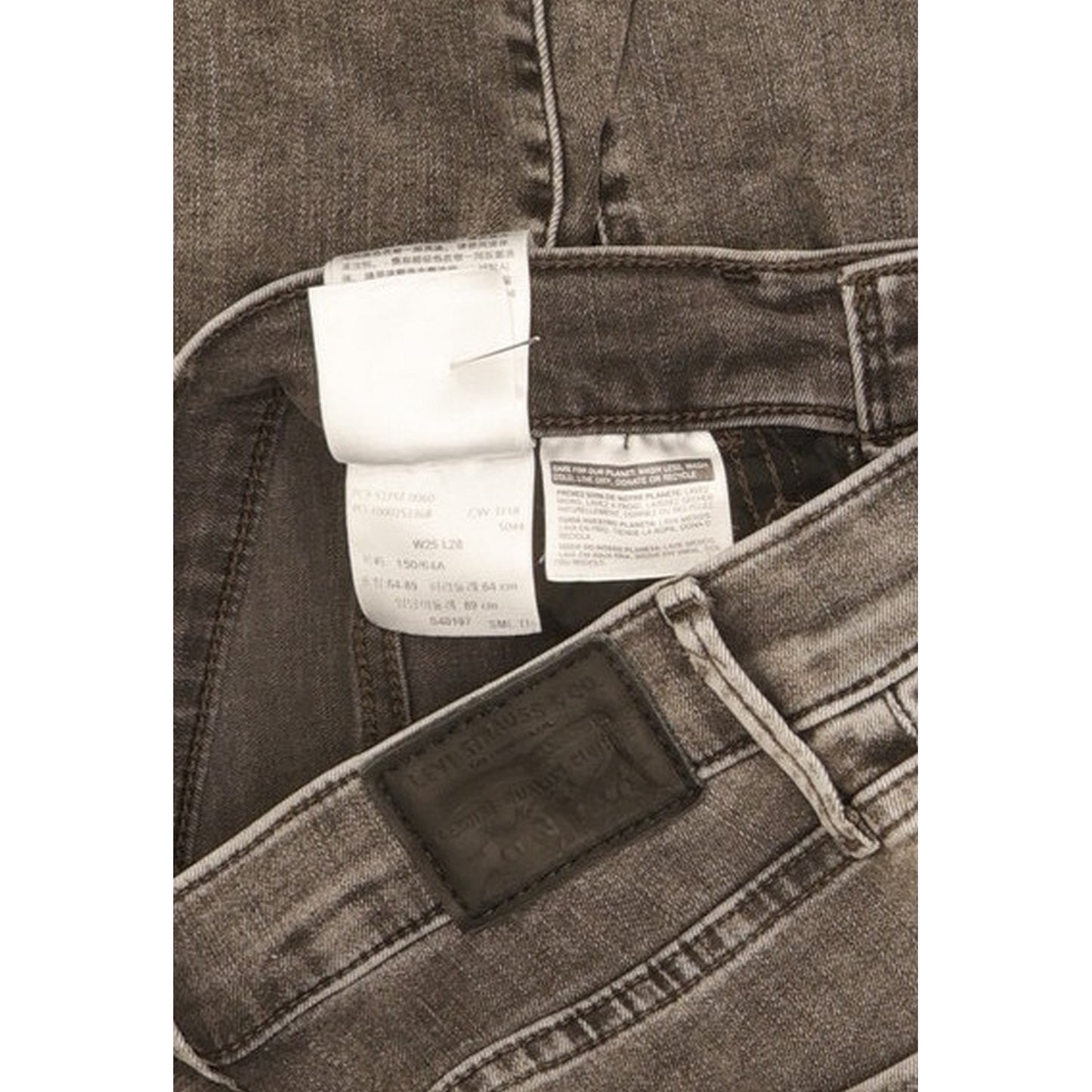 Levi's 720 Women Grey Skinny Slim Stretch Jeans W25 L28