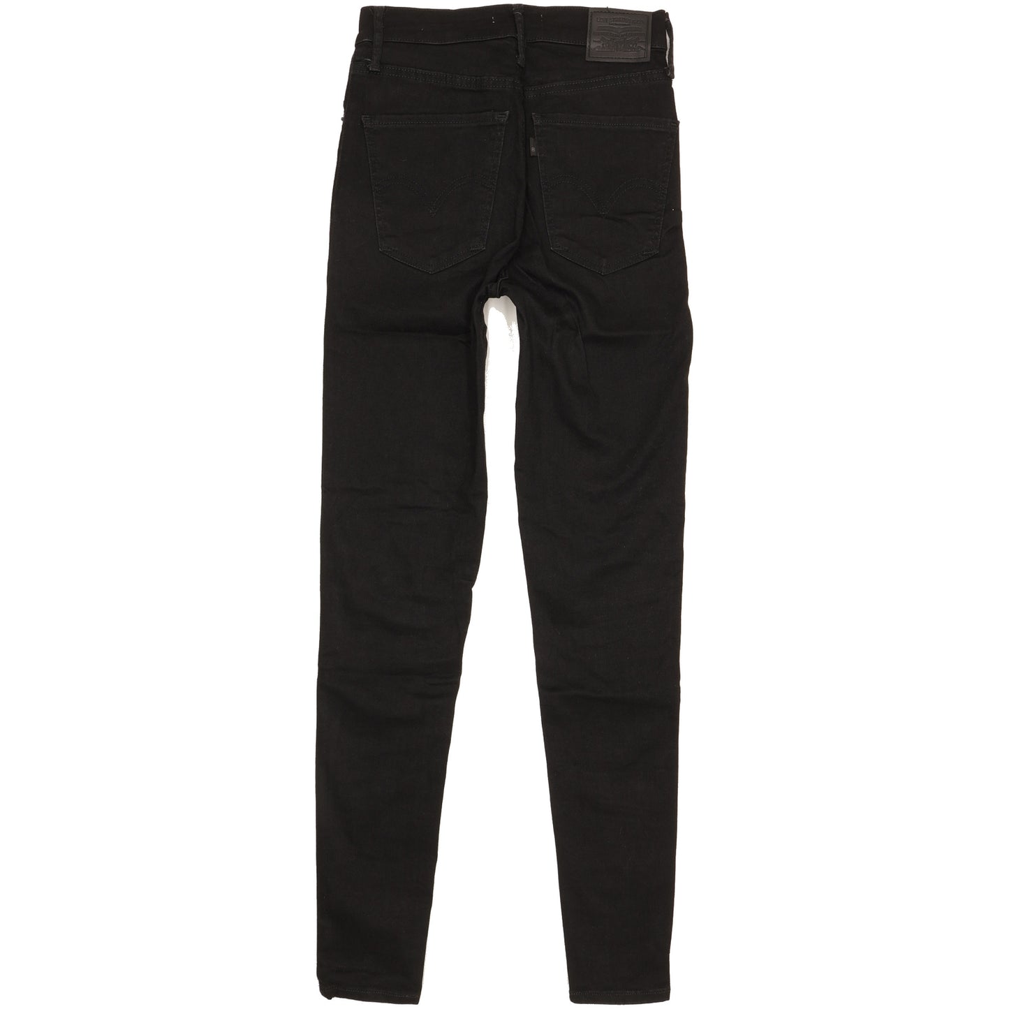 Levi's Mile Black Skinny Slim Stretch Jeans High Waisted W27 L30