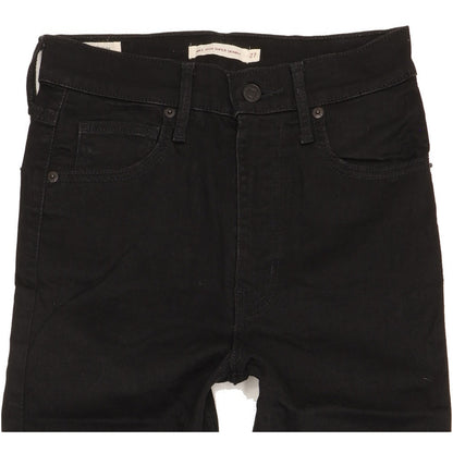 Levi's Mile Black Skinny Slim Stretch Jeans High Waisted W27 L30