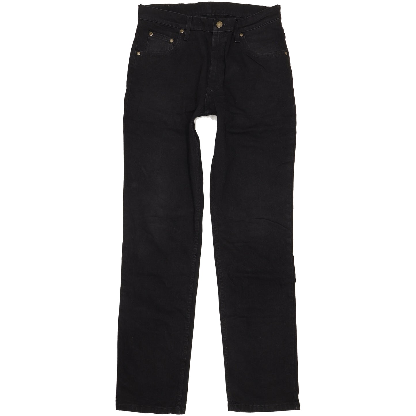 Wrangler Hero Men Black Straight Regular Stretch Jeans W33 L34