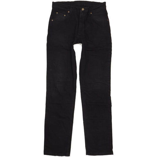 Wrangler Hero Men Black Straight Regular Stretch Jeans W33 L34