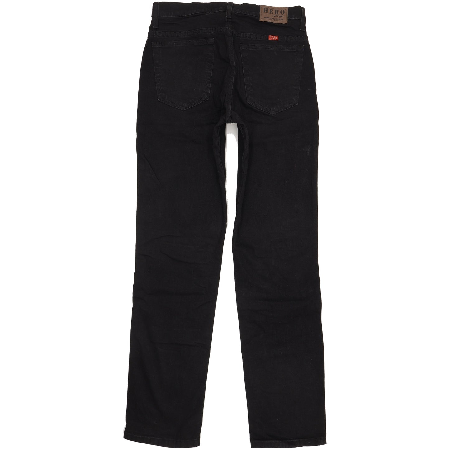 Wrangler Hero Men Black Straight Regular Stretch Jeans W33 L34