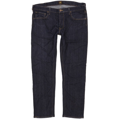 Lee Men Blue Straight Regular Jeans W36 L30