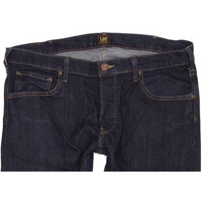 Lee Men Blue Straight Regular Jeans W36 L30