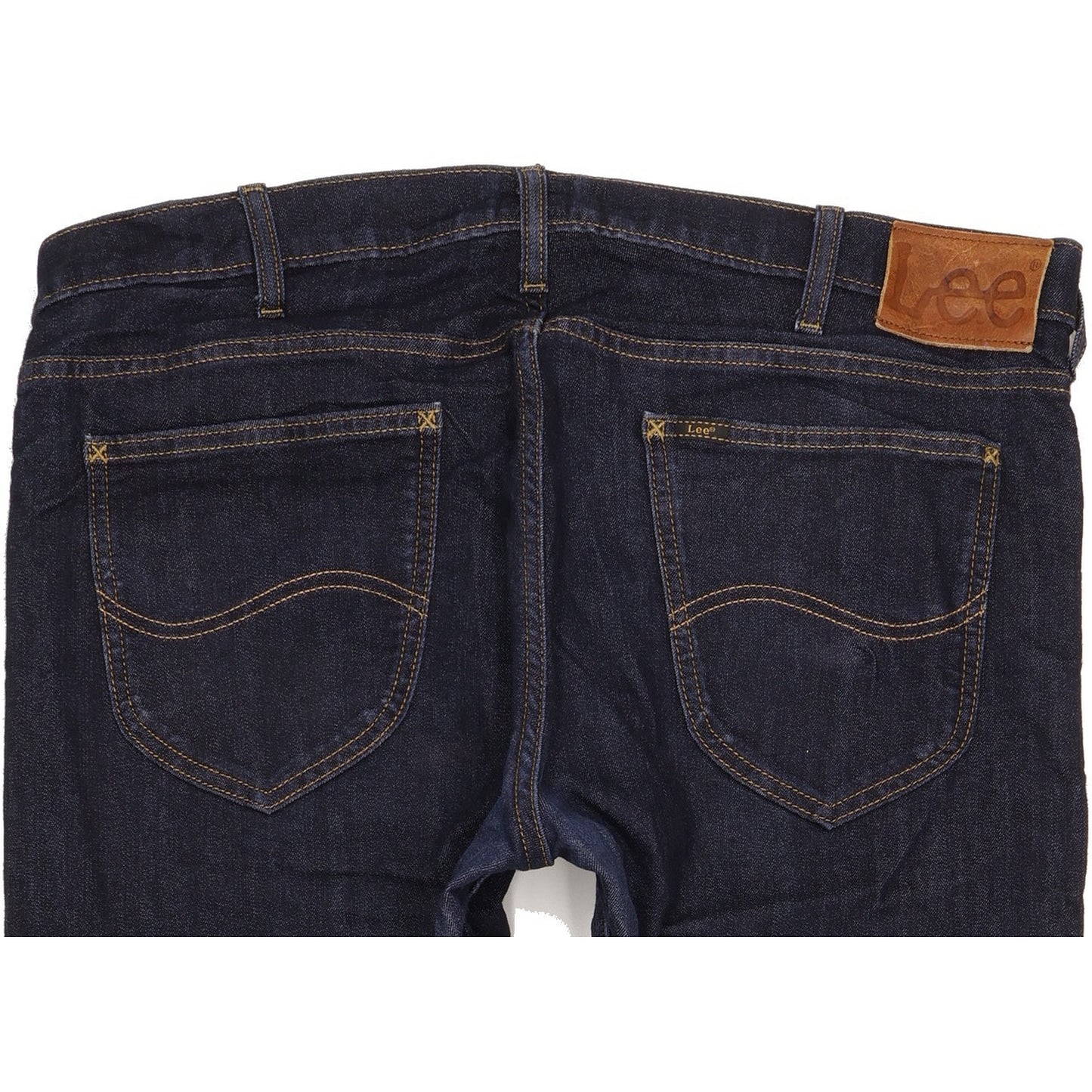 Lee Men Blue Straight Regular Jeans W36 L30