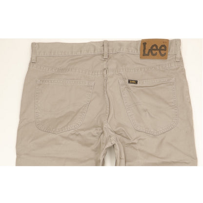 Lee Brooklyn Men Grey Straight Regular Jeans W34 L34