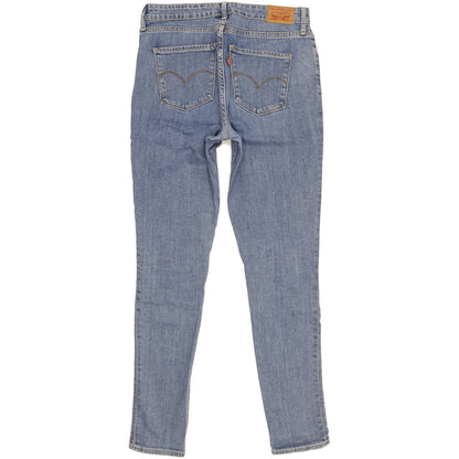 Levi's 721 Blue Skinny Slim Stretch Jeans High Waisted W32 L32
