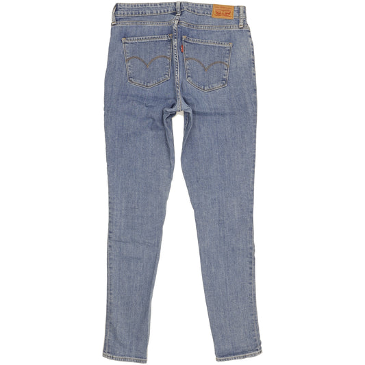 Levi's 721 Blue Skinny Slim Stretch Jeans High Waisted W32 L32