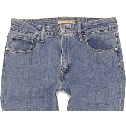 Levi's 721 Blue Skinny Slim Stretch Jeans High Waisted W32 L32