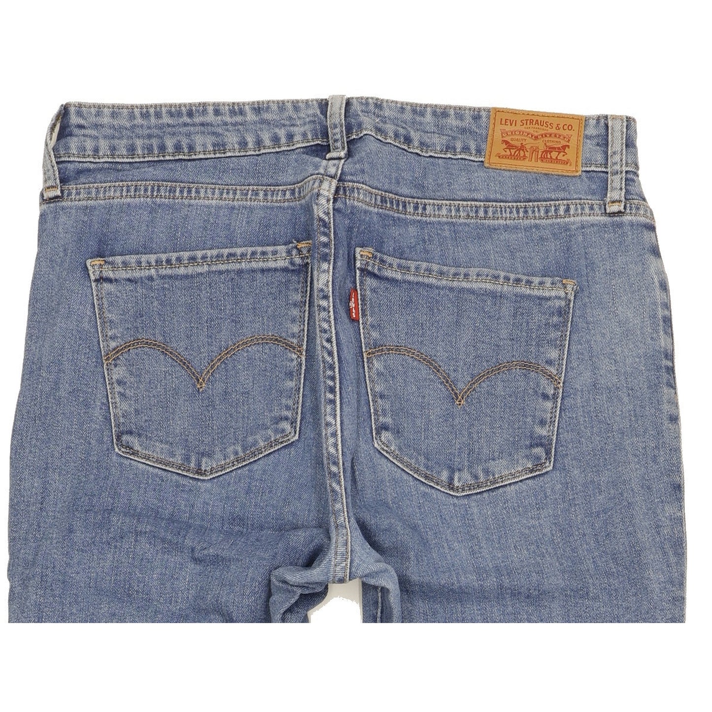 Levi's 721 Blue Skinny Slim Stretch Jeans High Waisted W32 L32