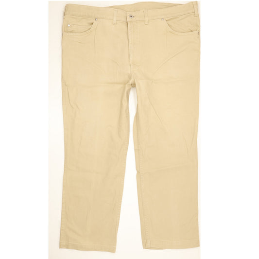 Mustang Tramper Men Beige Straight Regular Stretch Jeans W42 L27
