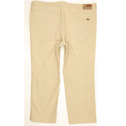 Mustang Tramper Men Beige Straight Regular Stretch Jeans W42 L27