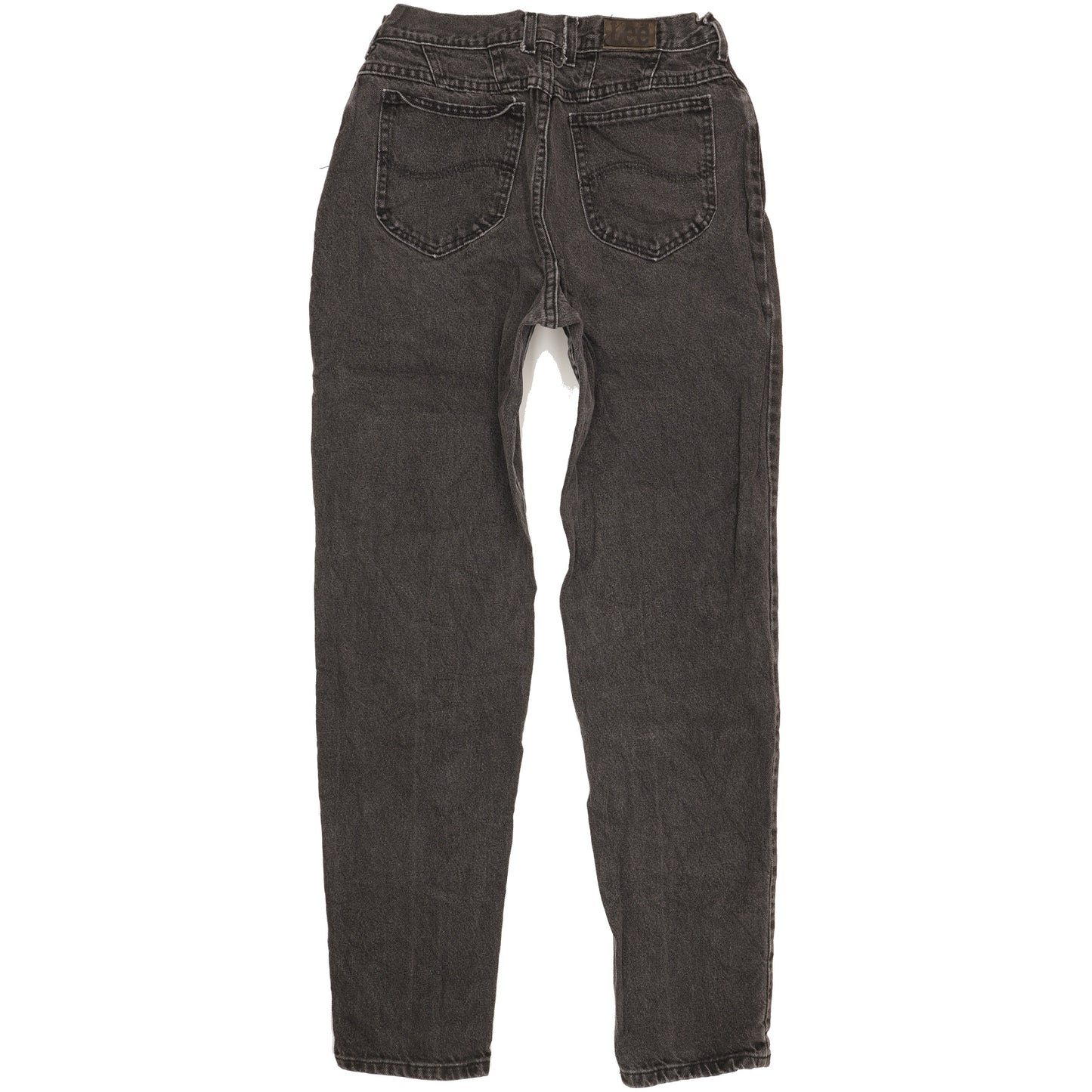 Lee Black Tapered Relaxed Mom Jeans High Waisted W30 L32