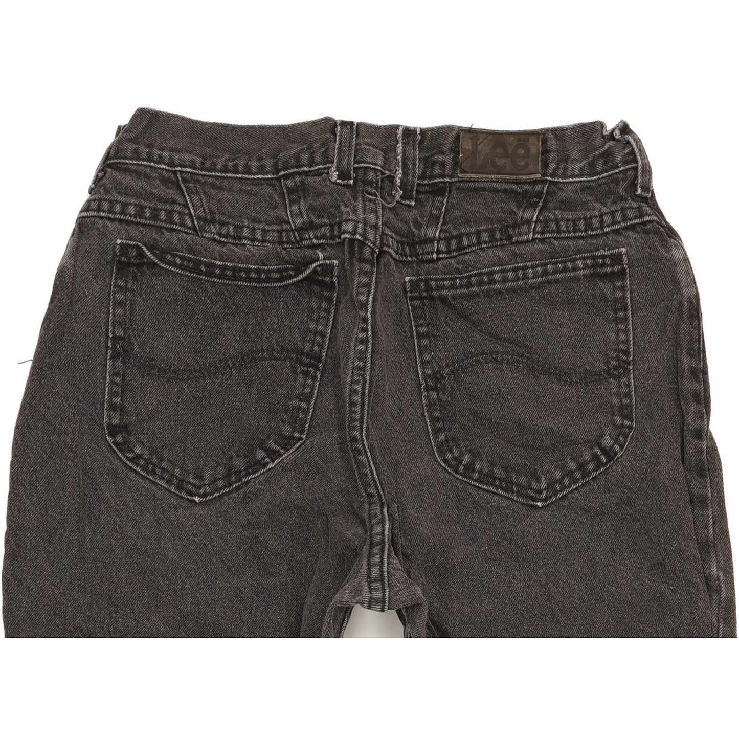 Lee Black Tapered Relaxed Mom Jeans High Waisted W30 L32