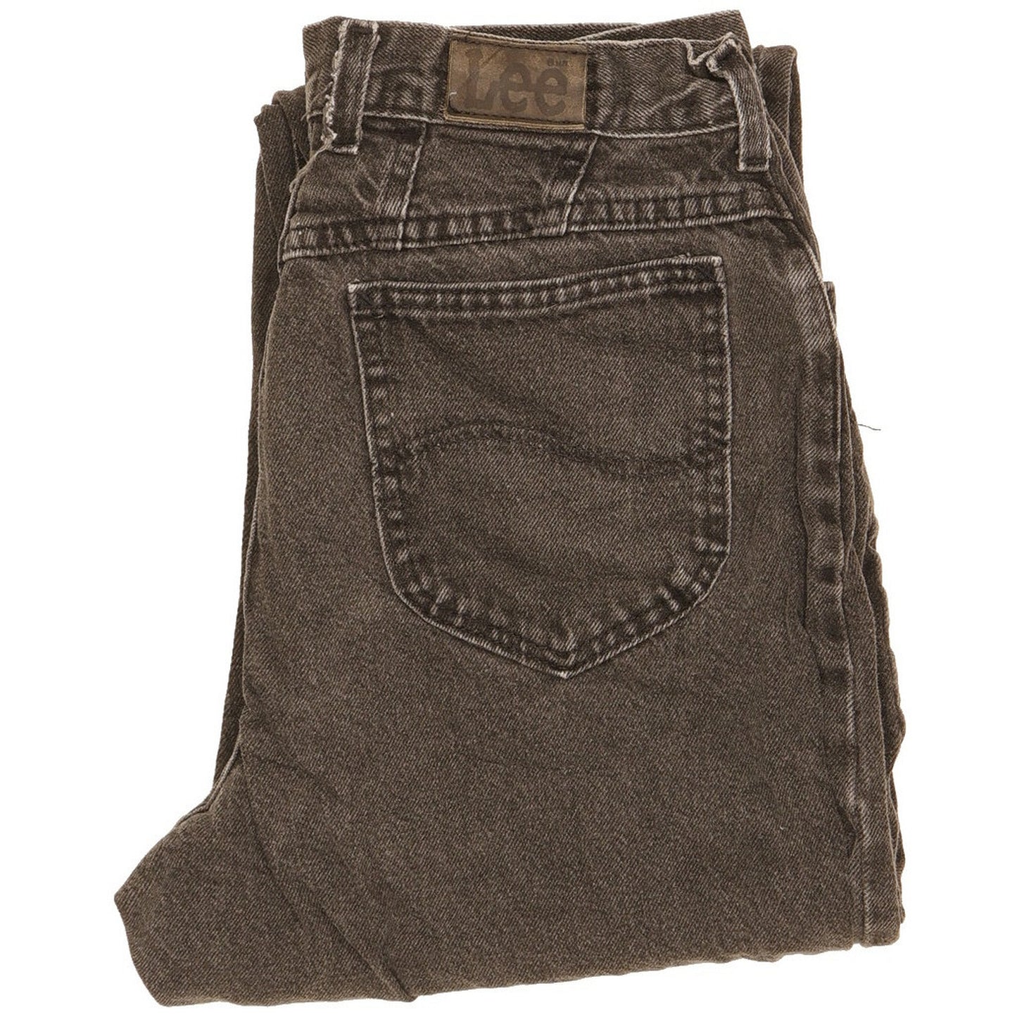 Lee Black Tapered Relaxed Mom Jeans High Waisted W30 L32