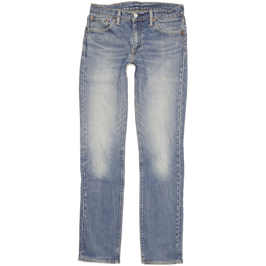 Levi's 511 Men Blue Straight Slim Stretch Jeans W30 L33