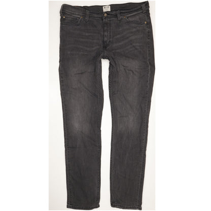 Mustang Vegas Men Black Straight Regular Stretch Jeans W38 L35