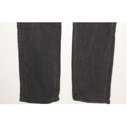 Mustang Vegas Men Black Straight Regular Stretch Jeans W38 L35