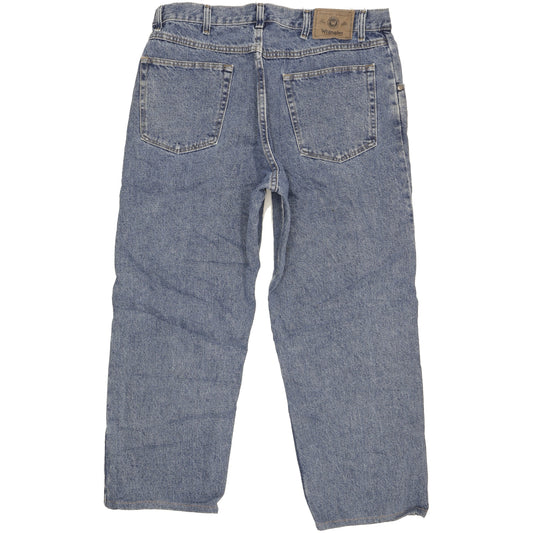 Wrangler Men Blue Straight Regular Jeans W36 L26