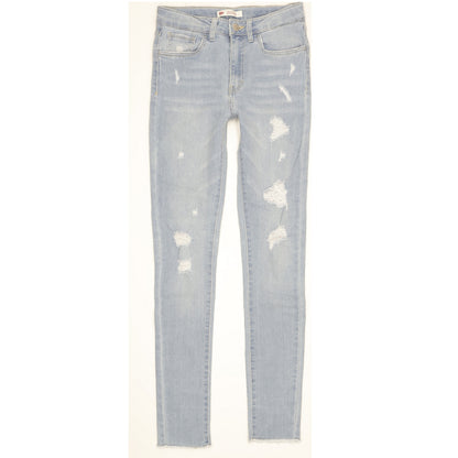 Levi's 720 Girls Women Blue Skinny Slim Stretch Jeans W24 L29