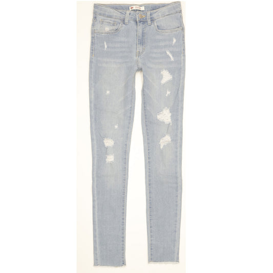 Levi's 720 Girls Women Blue Skinny Slim Stretch Jeans W24 L29