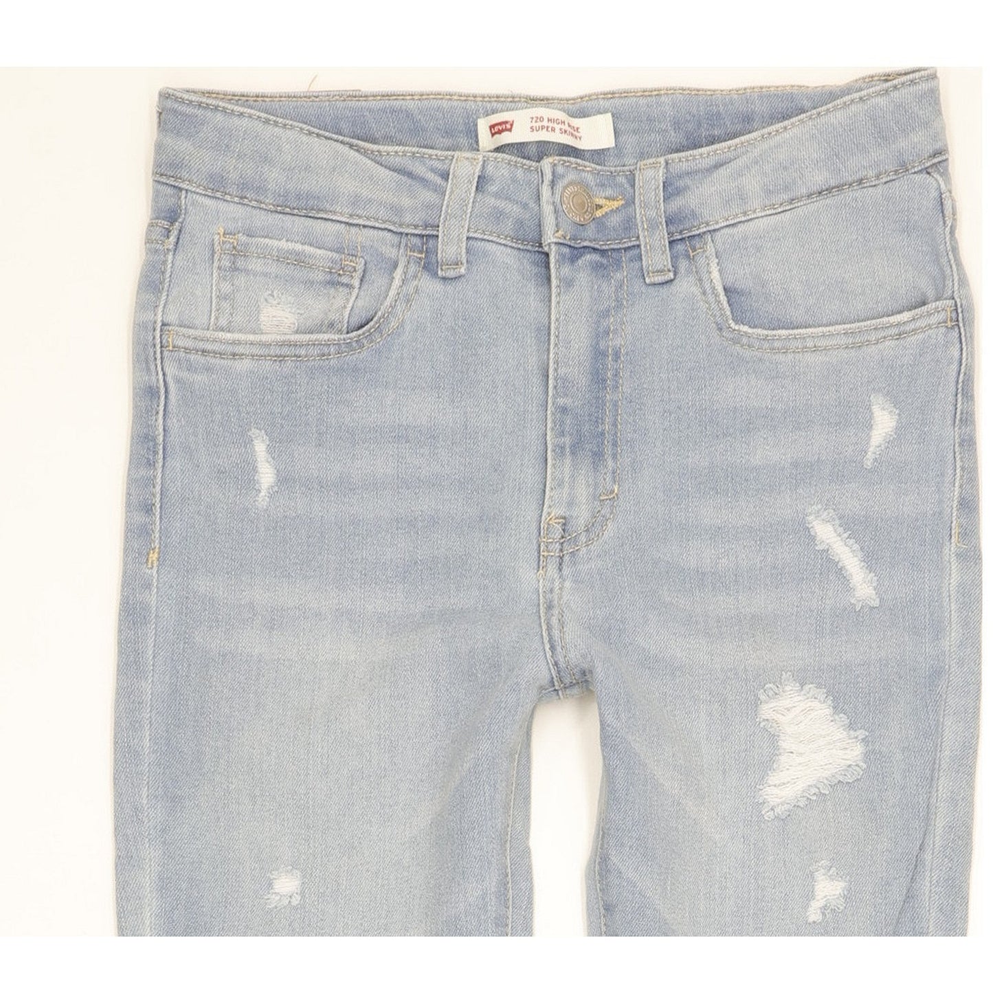 Levi's 720 Girls Women Blue Skinny Slim Stretch Jeans W24 L29