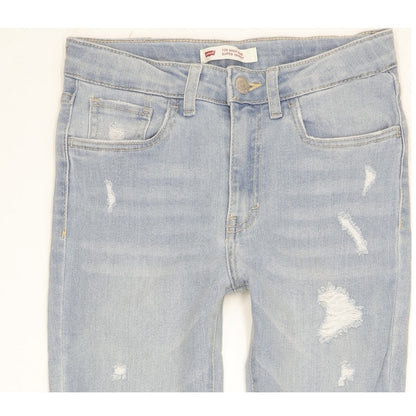 Levi's 720 Girls Women Blue Skinny Slim Stretch Jeans W24 L29