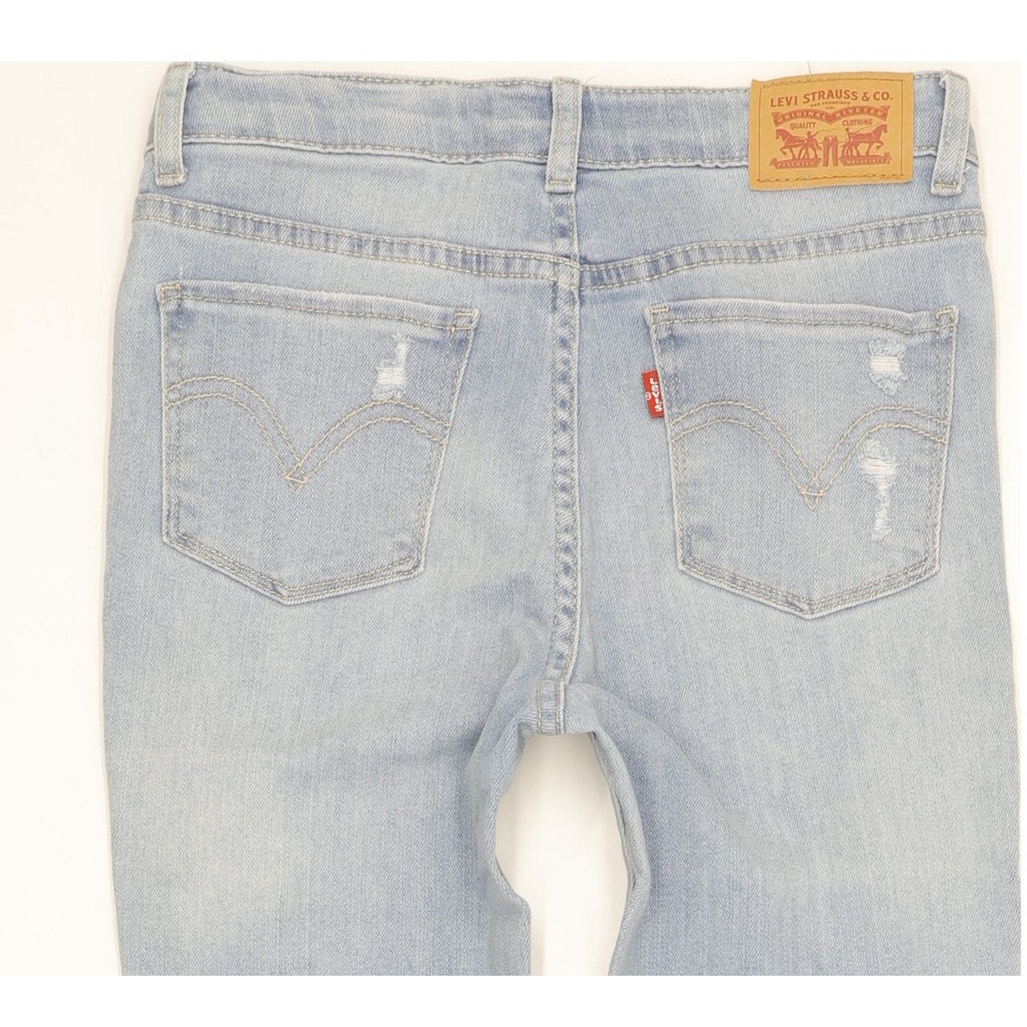 Levi's 720 Girls Women Blue Skinny Slim Stretch Jeans W24 L29