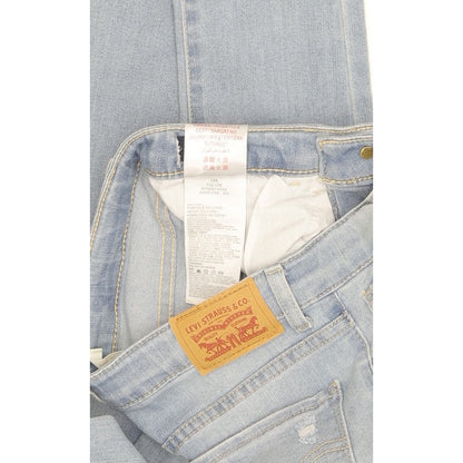 Levi's 720 Girls Women Blue Skinny Slim Stretch Jeans W24 L29