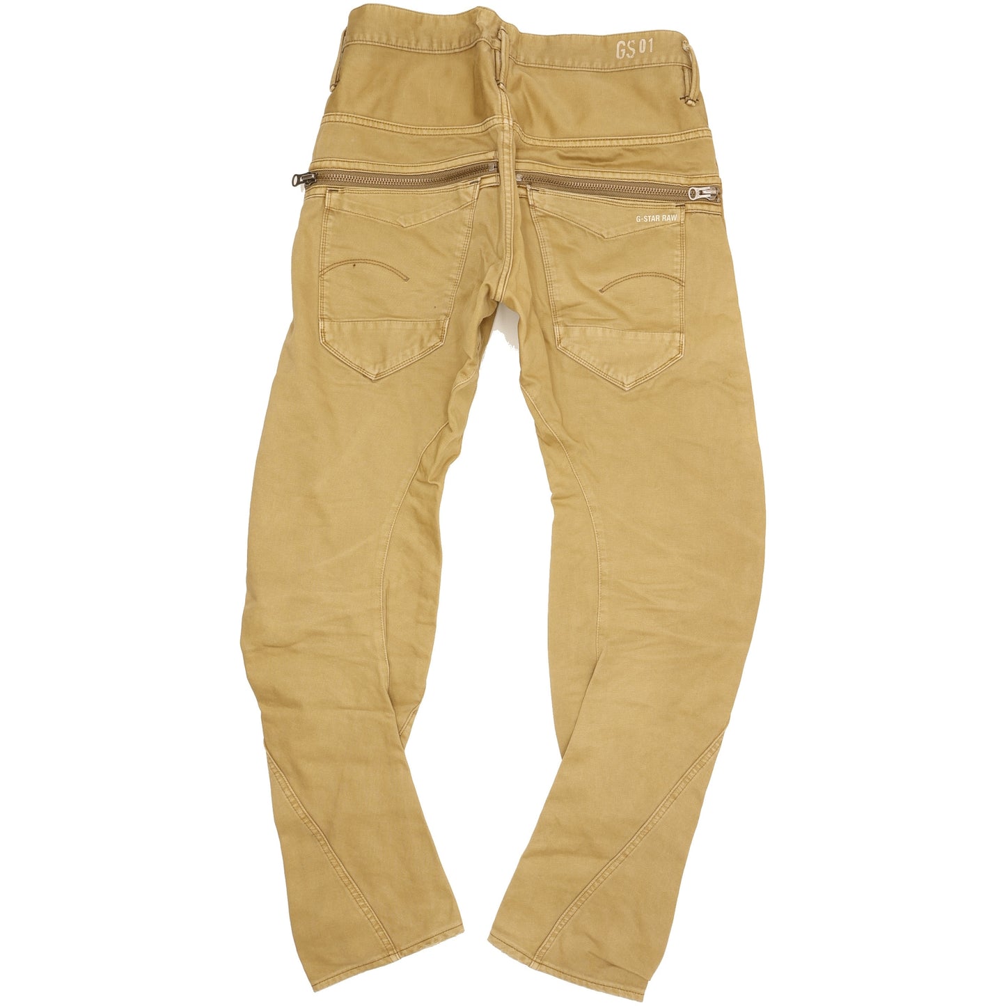 G-Star New Ripley Men Beige Tapered Loose Jeans W30 L30