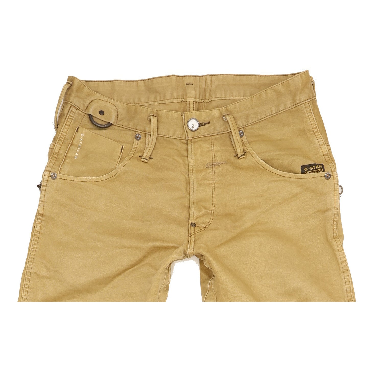 G-Star New Ripley Men Beige Tapered Loose Jeans W30 L30