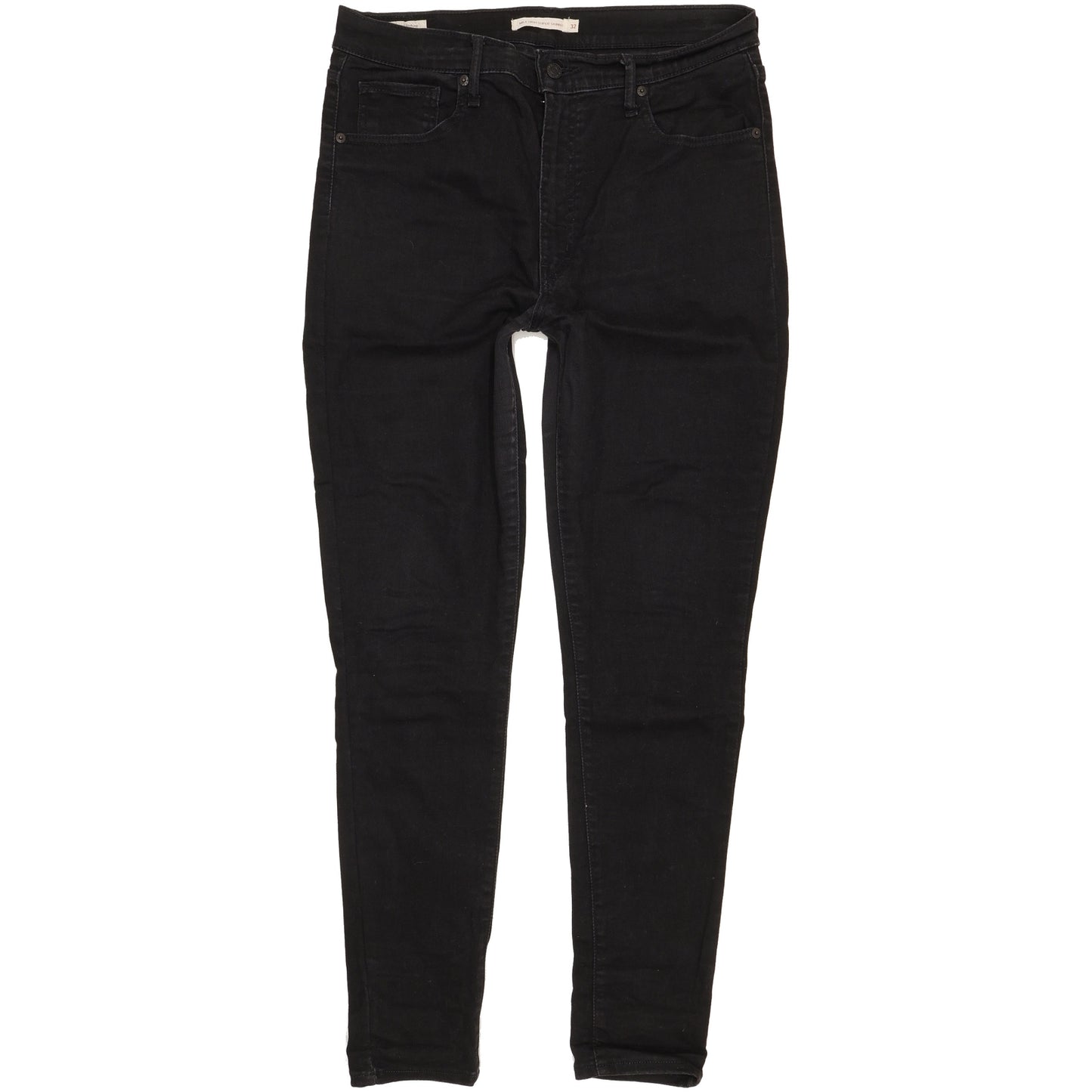 Levi's Mile Black Skinny Slim Stretch Jeans High Waisted W32 L30