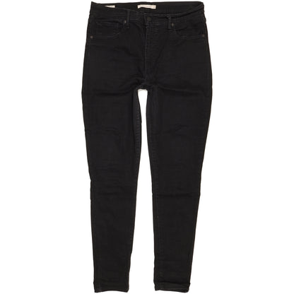 Levi's Mile Black Skinny Slim Stretch Jeans High Waisted W32 L30
