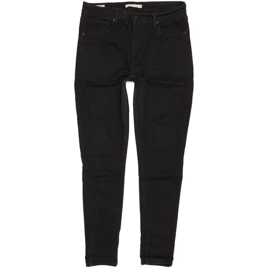 Levi's Mile Black Skinny Slim Stretch Jeans High Waisted W32 L30