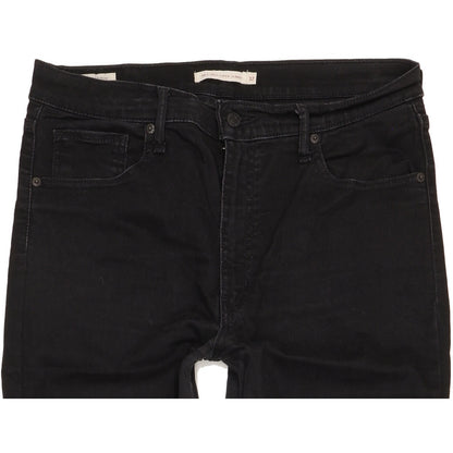 Levi's Mile Black Skinny Slim Stretch Jeans High Waisted W32 L30