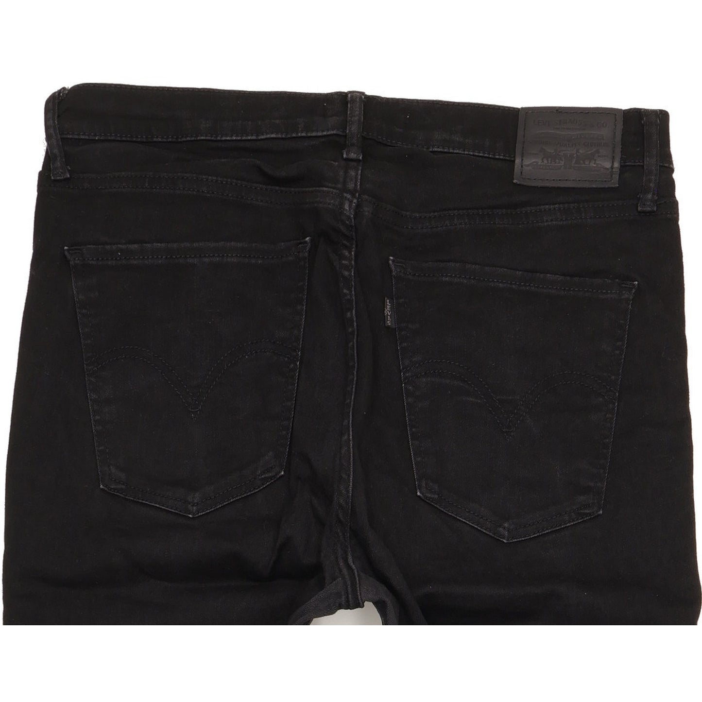 Levi's Mile Black Skinny Slim Stretch Jeans High Waisted W32 L30