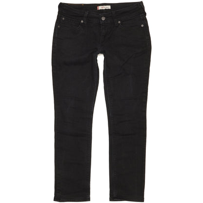 Levi's 571 Women Black Straight Slim Stretch Jeans W32 L29