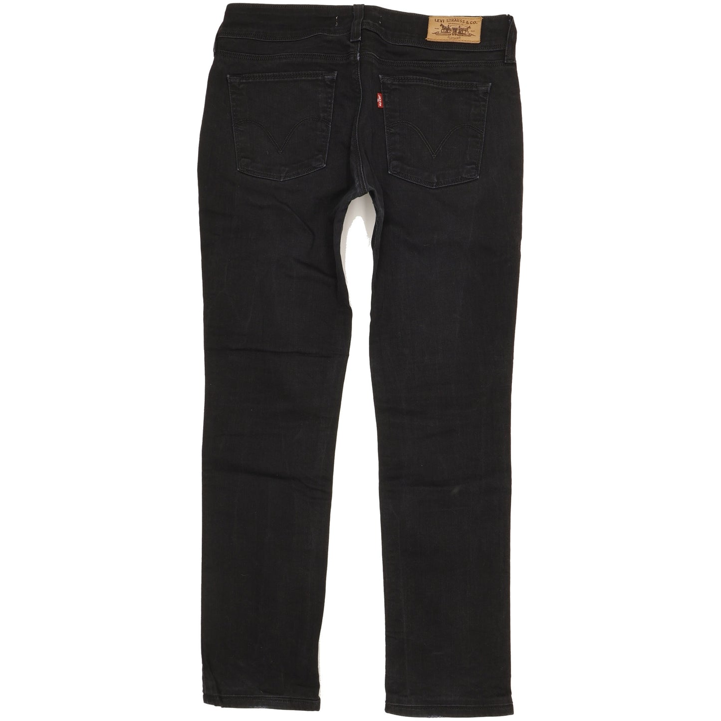 Levi's 571 Women Black Straight Slim Stretch Jeans W32 L29