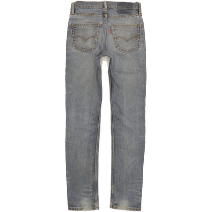 Levi's Men Blue Straight Slim Stretch Jeans W28 L32