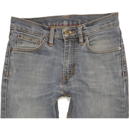 Levi's Men Blue Straight Slim Stretch Jeans W28 L32